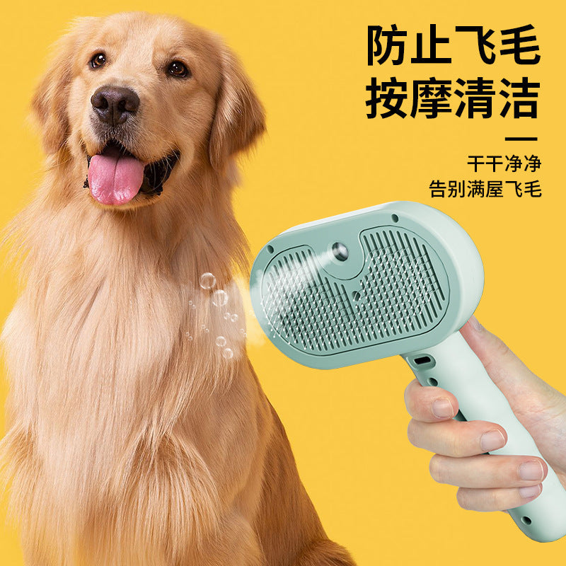 Pet spray comb Hand-held massage comb Cat hair comb Dog cat comb needle comb open knot comb