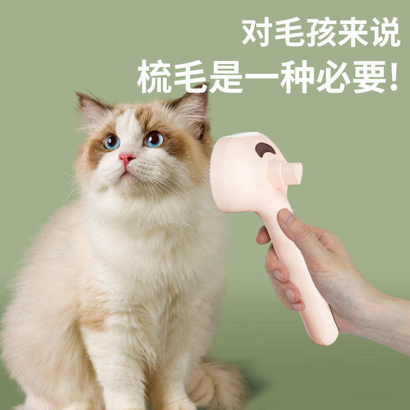 Pet spray comb Hand-held massage comb Cat hair comb Dog cat comb needle comb open knot comb