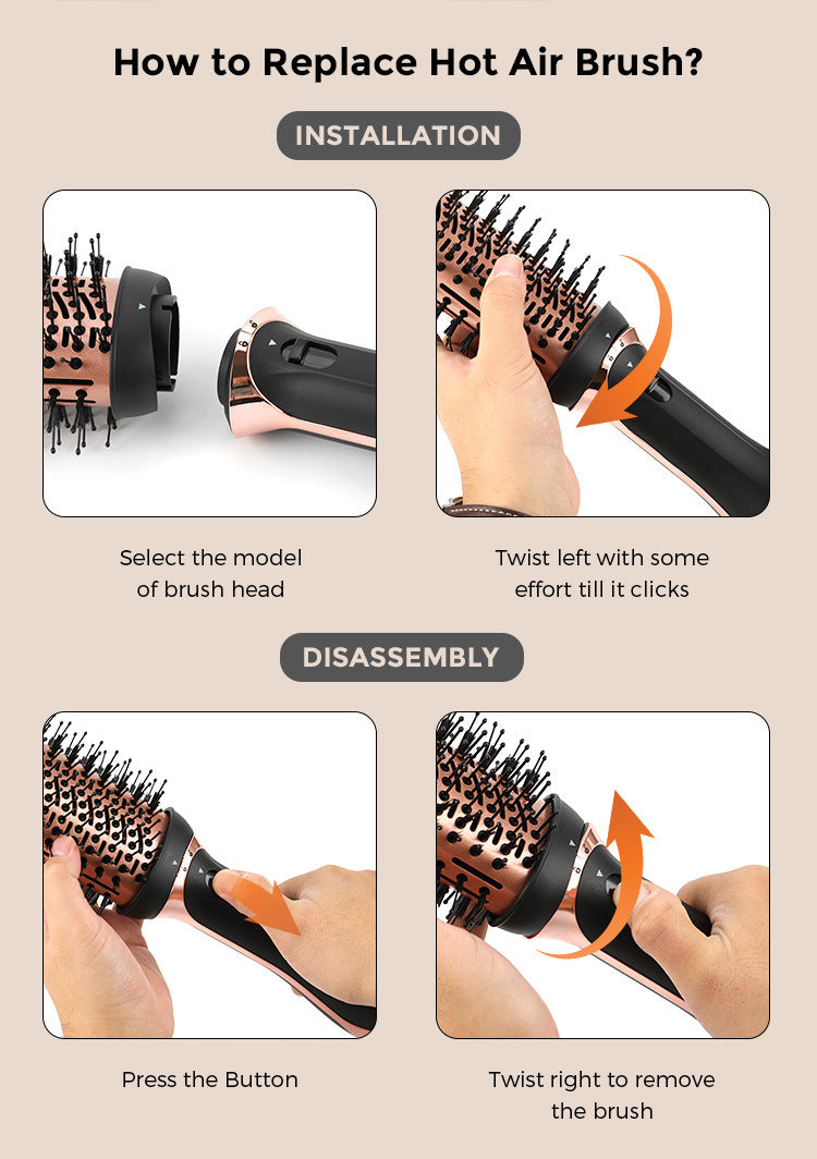 4-IN-1 Hot Air Brush