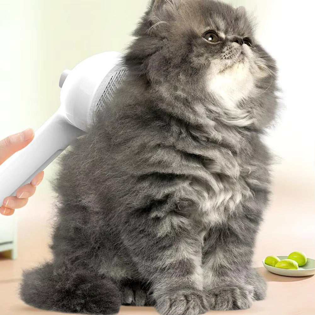 3-in-1 Dog and Cat Electric Steam Brush
