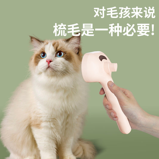 Pet spray comb Hand-held massage comb Cat hair comb Dog cat comb needle comb open knot comb